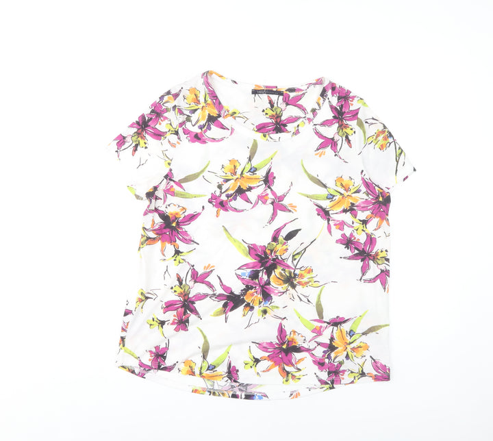 Marks and Spencer Women's Floral T-Shirt Size 14