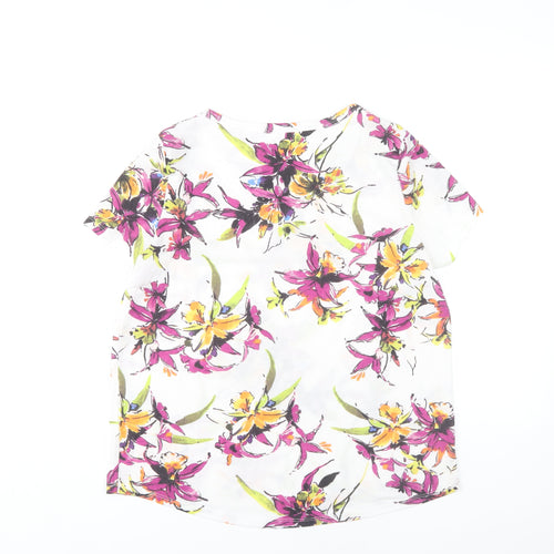 Marks and Spencer Women's Floral T-Shirt Size 14
