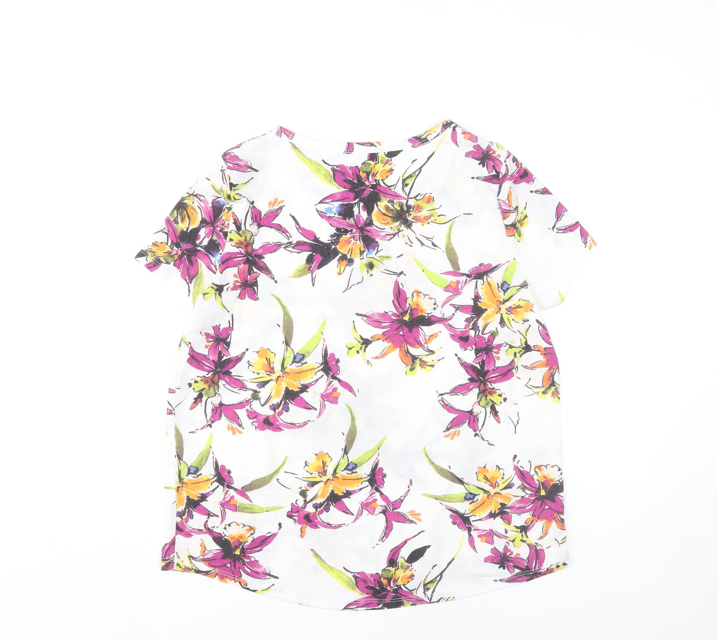 Marks and Spencer Women's Floral T-Shirt Size 14