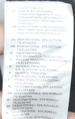 Adidas Women's Black Ankle Leggings Size 8 with Side Stripe