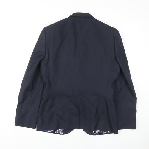 Next Men's Blue Slim Fit Blazer 40S