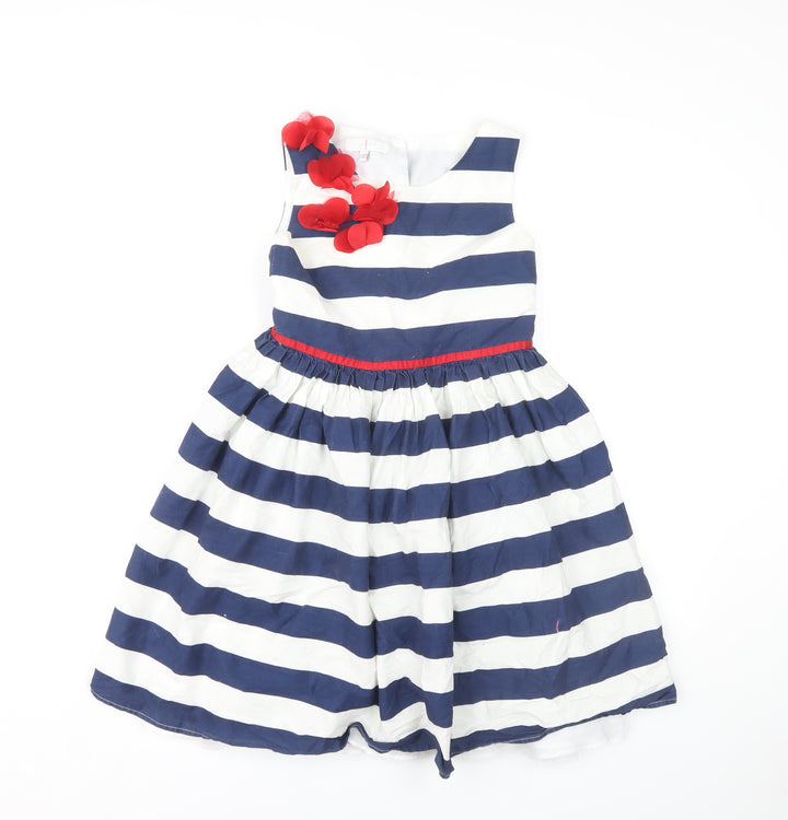 Jasper Conran Girls' Multicoloured Striped Party Dress, Age 11