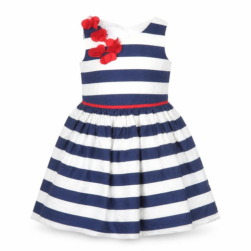 Jasper Conran Girls' Multicoloured Striped Party Dress, Age 11
