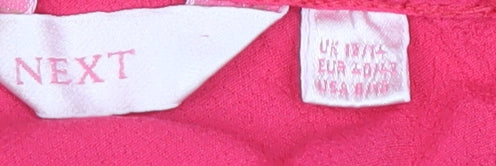 Next Women's Pink Sleeveless Dress Size 14