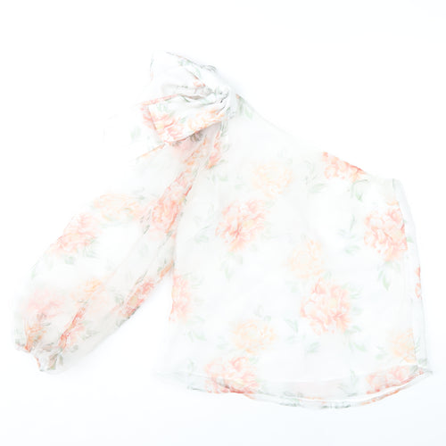 River Island Women’s Floral One Shoulder Top UK 12