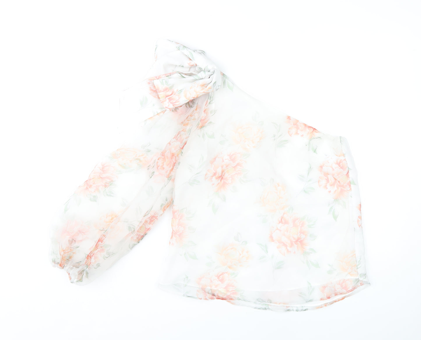 River Island Women’s Floral One Shoulder Top UK 12