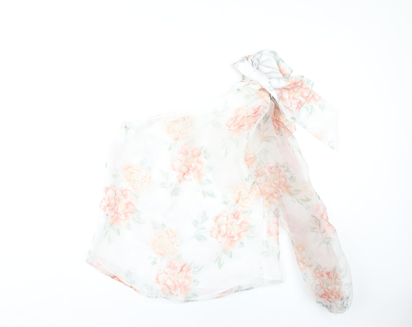 River Island Women’s Floral One Shoulder Top UK 12