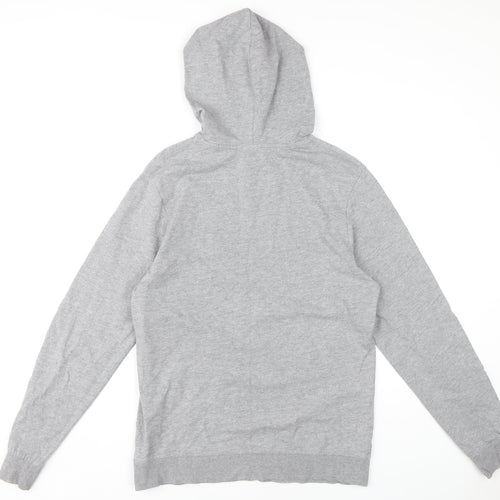 Jack & Jones Men's Grey Pullover Hoodie, L