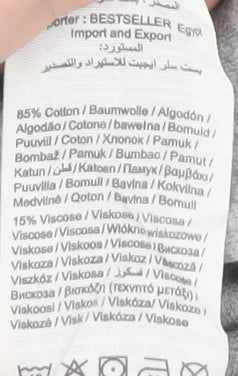 Jack & Jones Men's Grey Pullover Hoodie, L