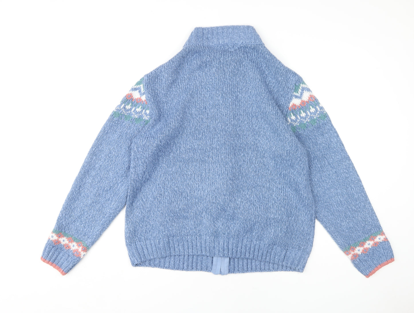 Isle Women's Blue Full Zip Jumper Size L