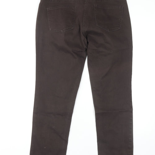 Debenhams Women's Brown Straight Jeans Size 12