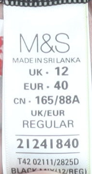 Marks and Spencer Women’s Floral Dress, Size 12