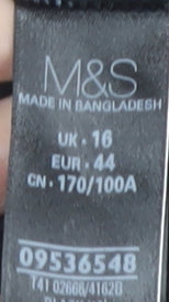 Marks and Spencer Women's Black Wrap Blouse UK 16