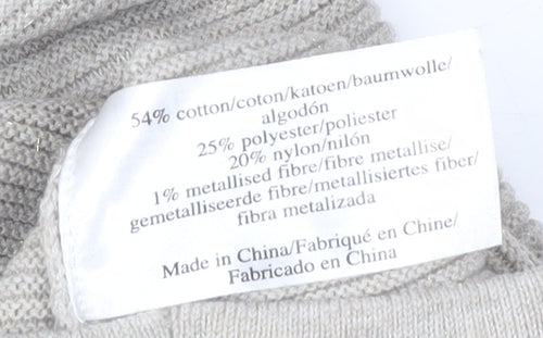 Laura Ashley Beige Long Sleeve Dress UK 14 Women