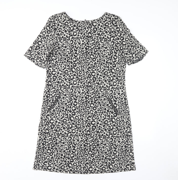 Wallis Women’s Animal Print Half Sleeve Dress