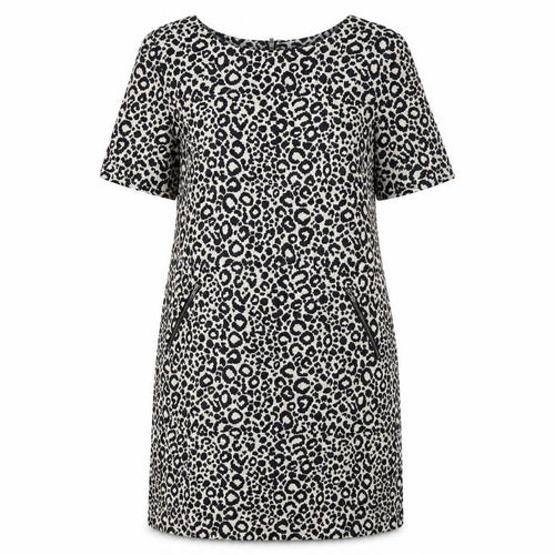 Wallis Women’s Animal Print Half Sleeve Dress
