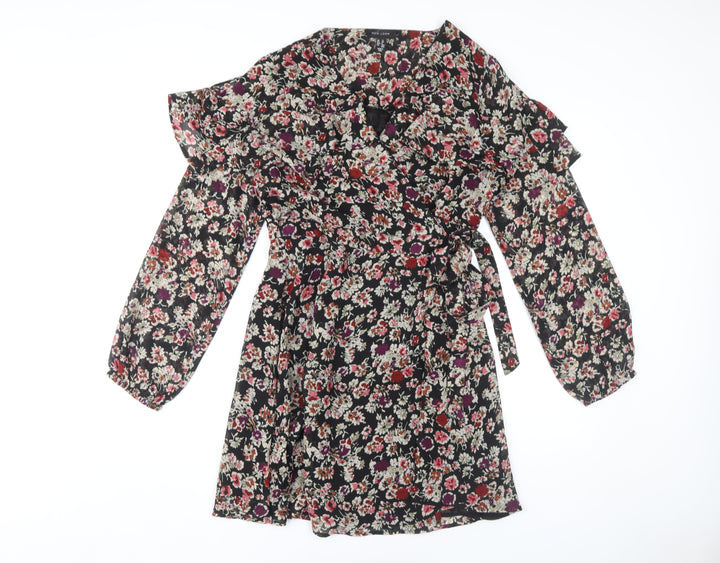 New Look Women's Floral Wrap Dress UK 12