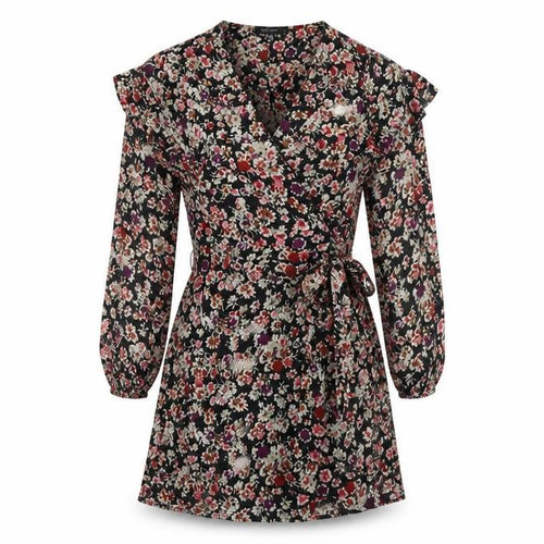 New Look Women's Floral Wrap Dress UK 12