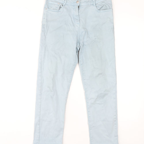 Next Women's Blue Jeans Size 12 Light Wash