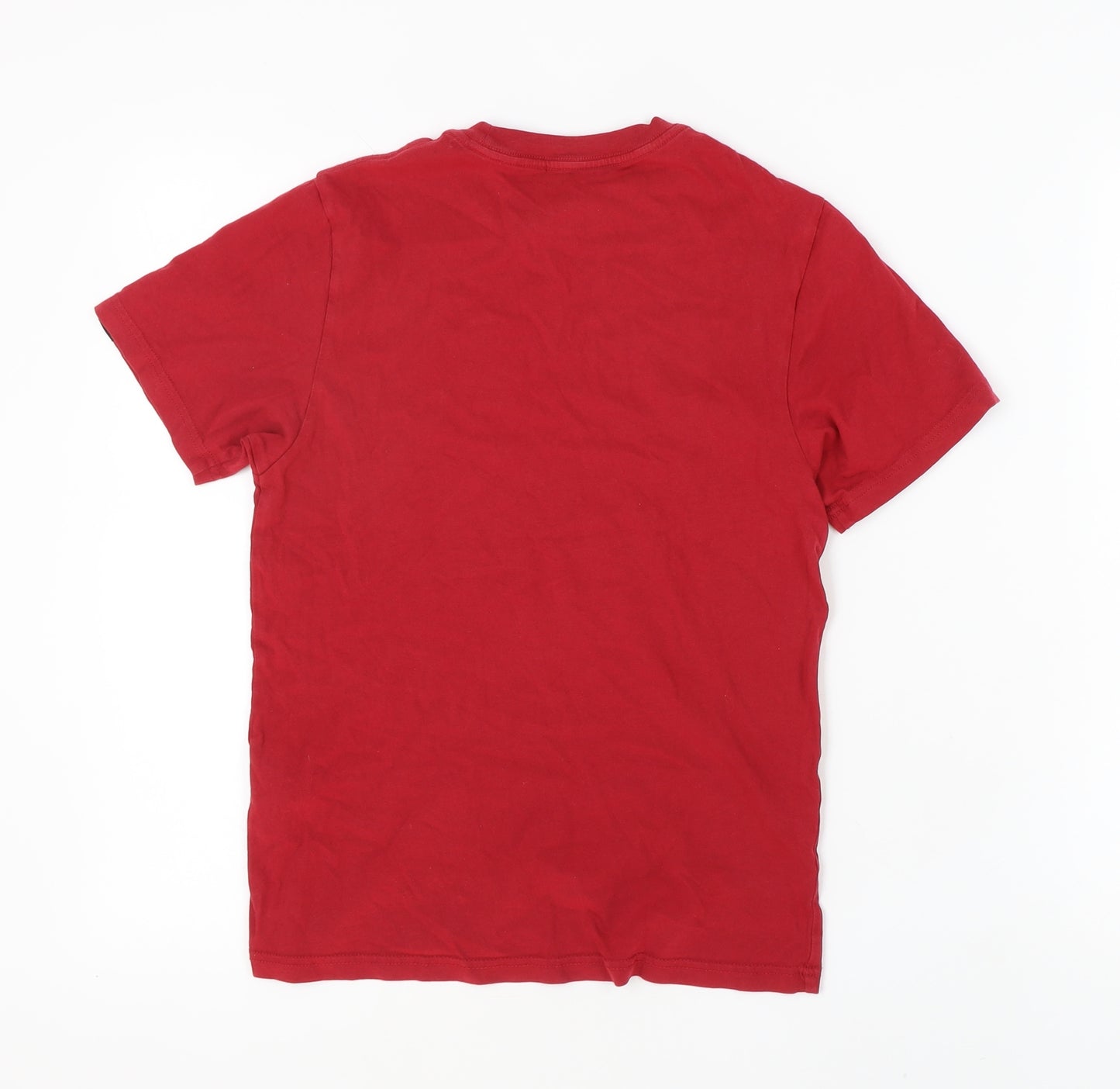 Vans Red Unisex T-Shirt, M, Casual Short Sleeve