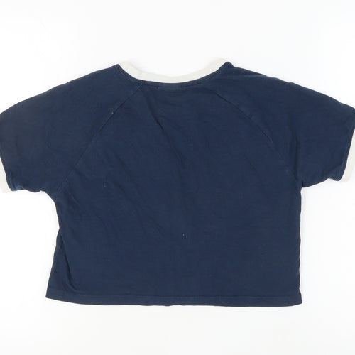 Ellesse Women's Blue Ringer T-Shirt Size 6