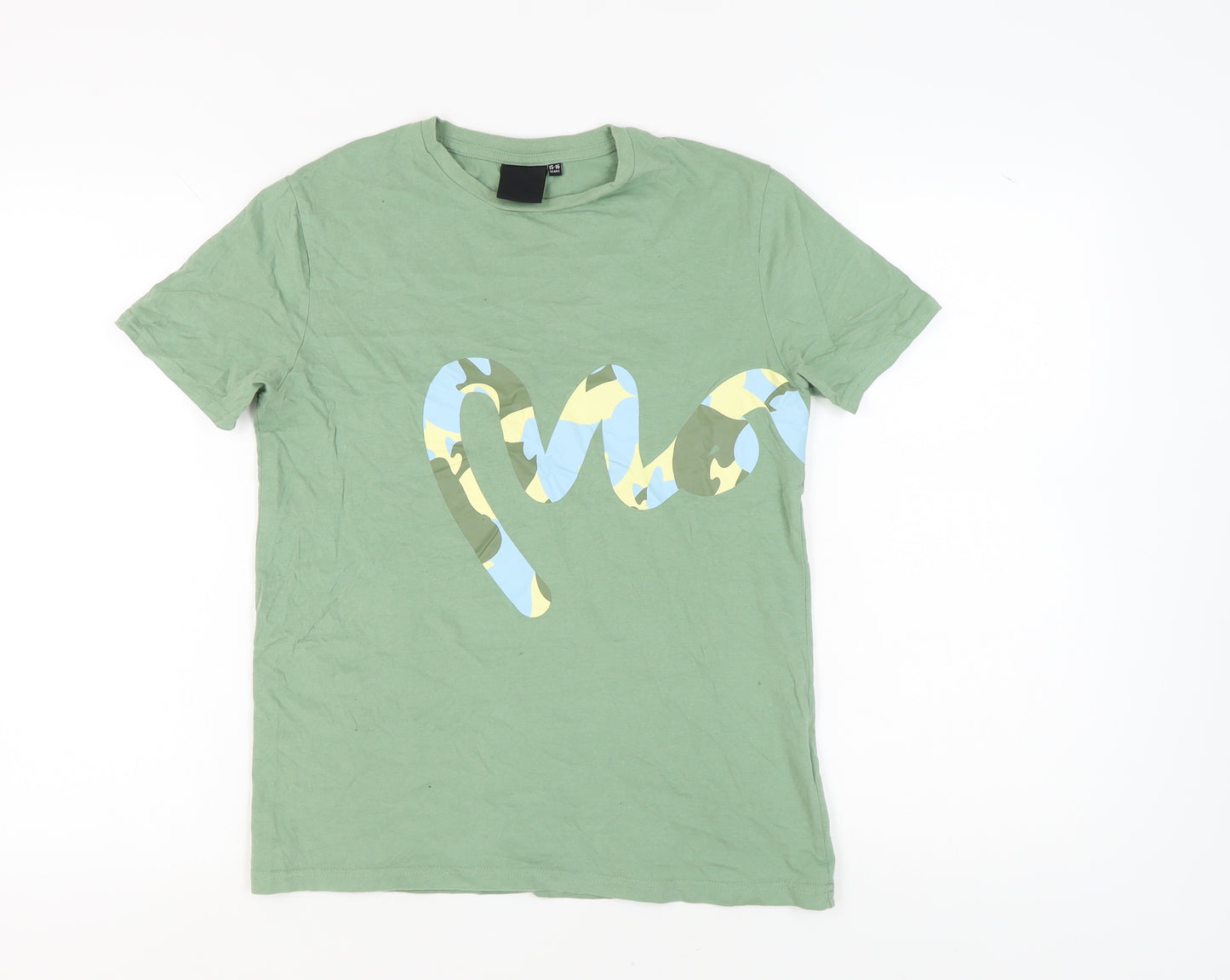 Money Green Camouflage T-Shirt Boys 15-16 Years