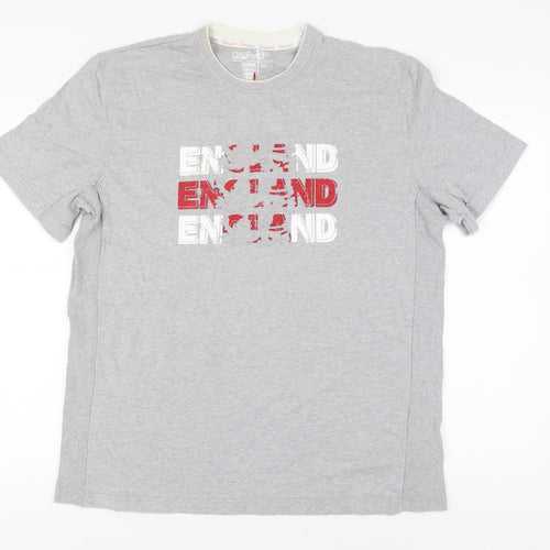 Next Men's Grey England Graphic T-Shirt XL