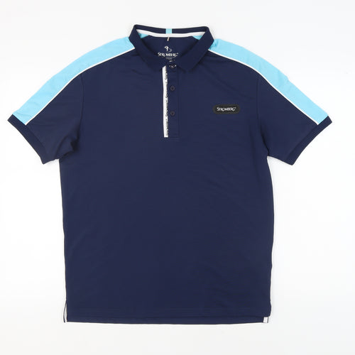 Stromberg Men's Blue Polo Shirt M