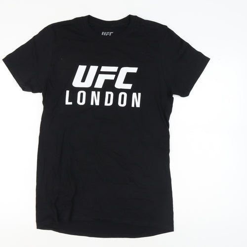 UFC Men's Medium Black Cotton Graphic T-Shirt