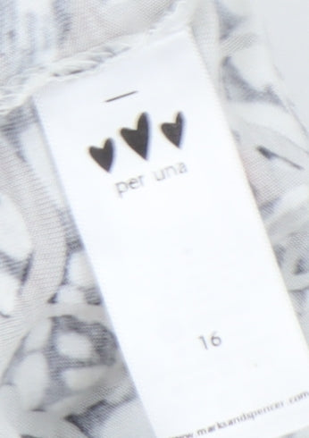 Marks and Spencer Women's Multicoloured Floral Top 16