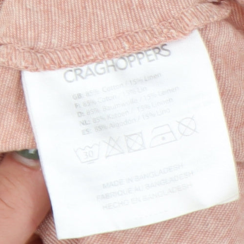 Craghoppers Men's Pink XL Crew Neck T-Shirt