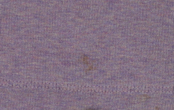 Lands' End Women's Purple Long Sleeve Cotton Top