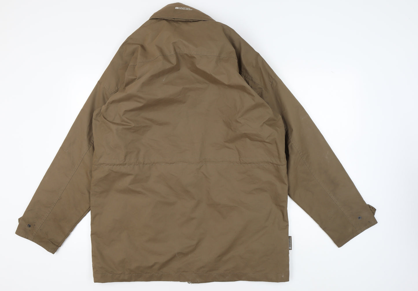 Mountain Warehouse Men's Brown Waterproof Jacket Large