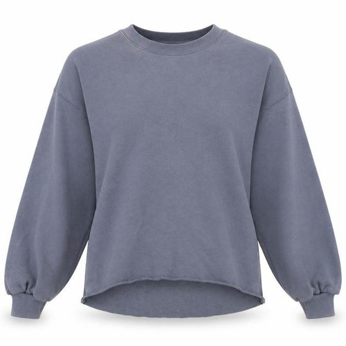 Abercrombie & Fitch Women's Grey Crew Neck Pullover Sweatshirt S
