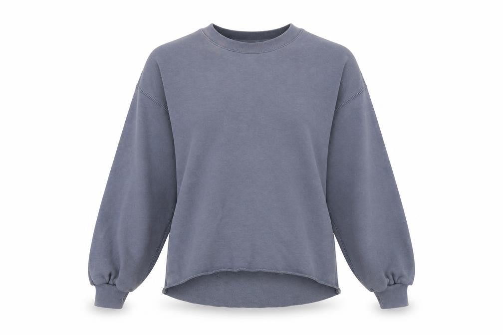 Abercrombie & Fitch Women's Grey Crew Neck Pullover Sweatshirt S