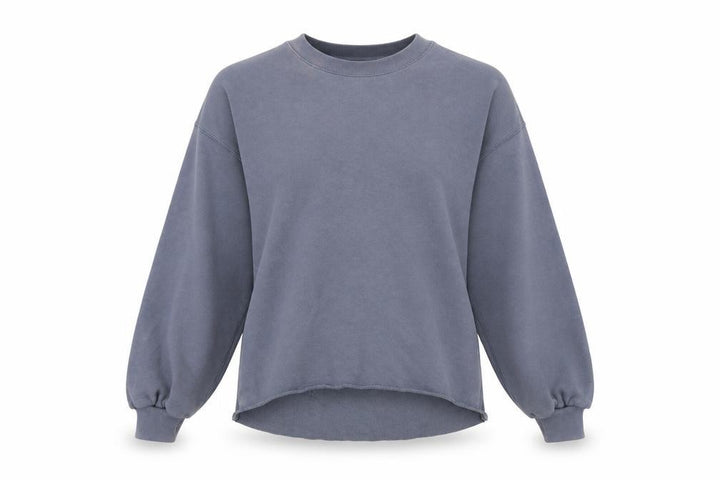 Abercrombie & Fitch Women's Grey Crew Neck Pullover Sweatshirt S