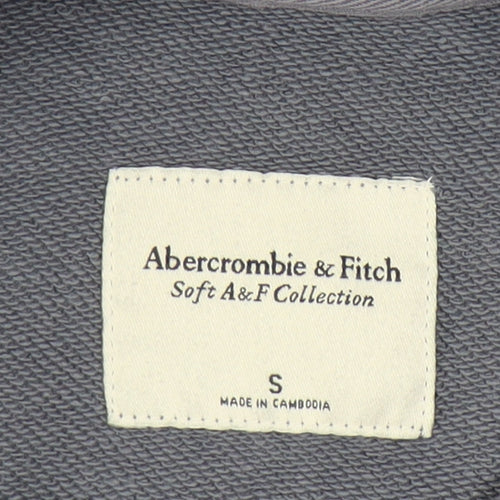Abercrombie & Fitch Women's Grey Crew Neck Pullover Sweatshirt S