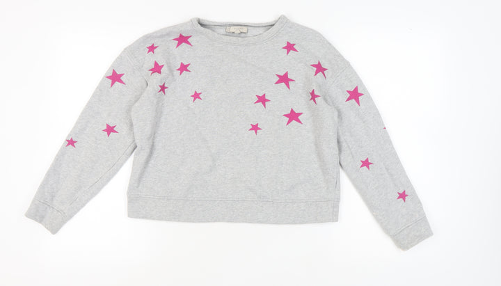 Hobbs Women's Grey Star Sweatshirt - Size S