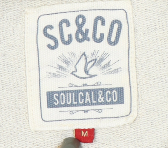 SoulCal & Co Men's Grey M Graphic Print Sweatshirt