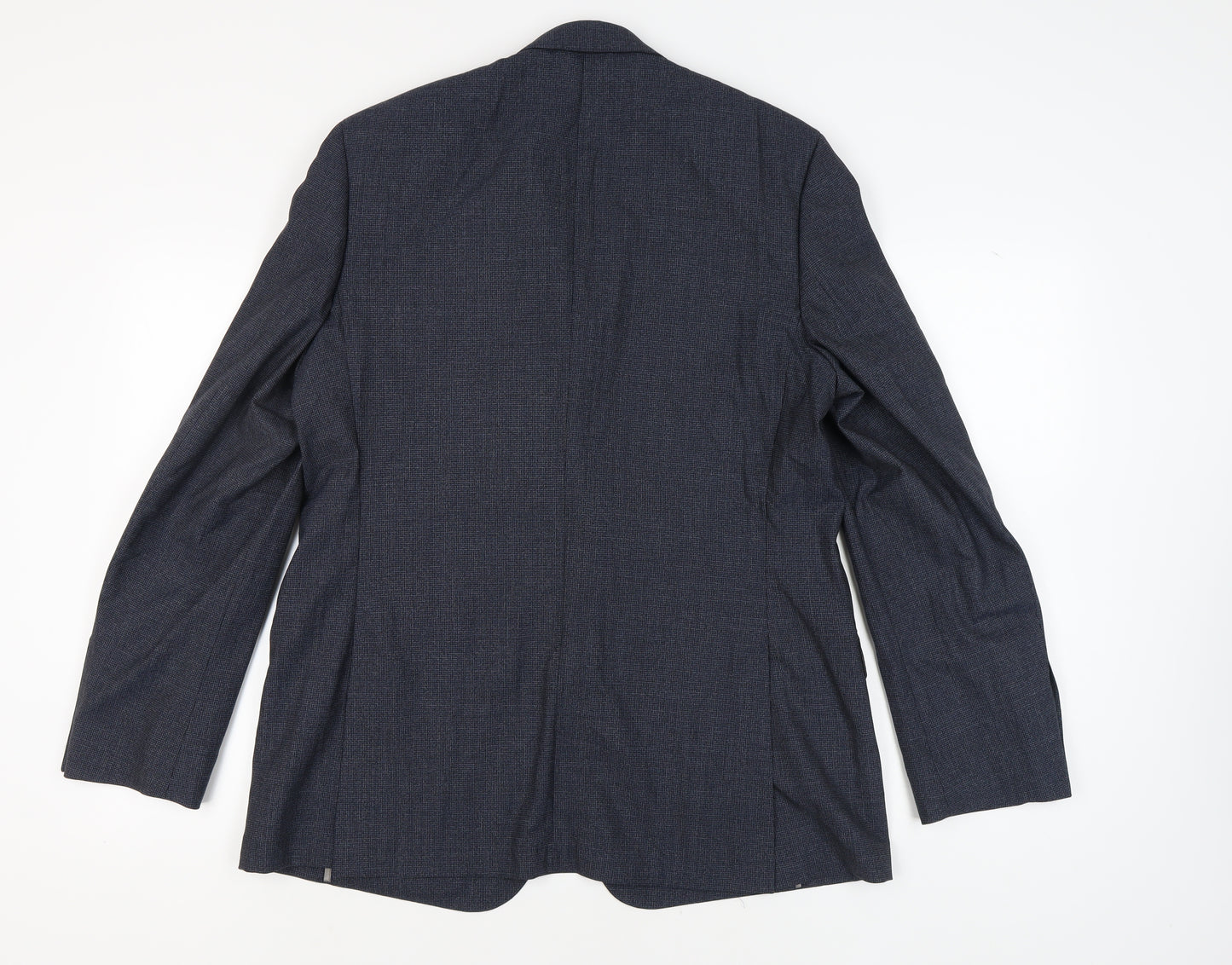 Jaeger Men's Blue Tailored Blazer, Size 44L Formal