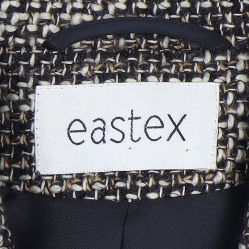 Eastex Women's Brown Check Blazer UK 14 Classic