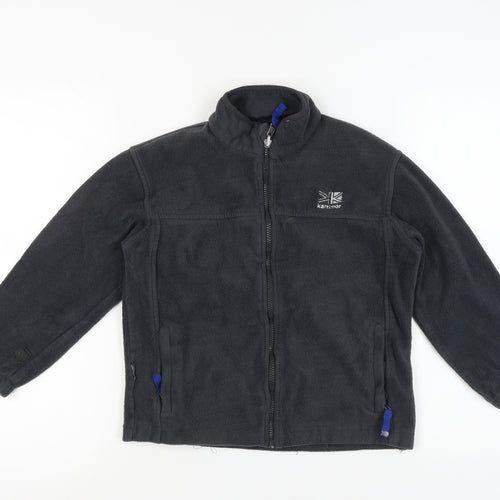 Karrimor Boys Black Fleece Jacket 13 Years