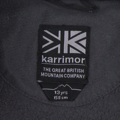 Karrimor Boys Black Fleece Jacket 13 Years