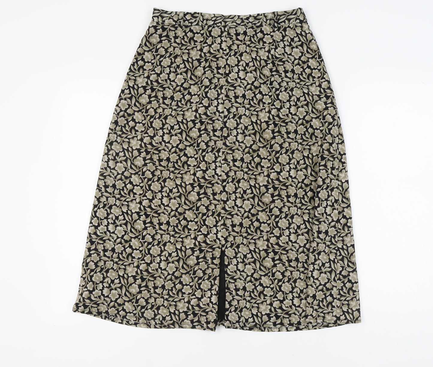 Viyella Women's Floral Skirt Size 12 Polyester Multicoloured