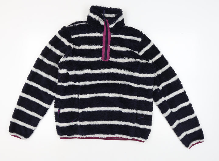 Mountain Warehouse Women's Striped Fleece Sweatshirt Size 12