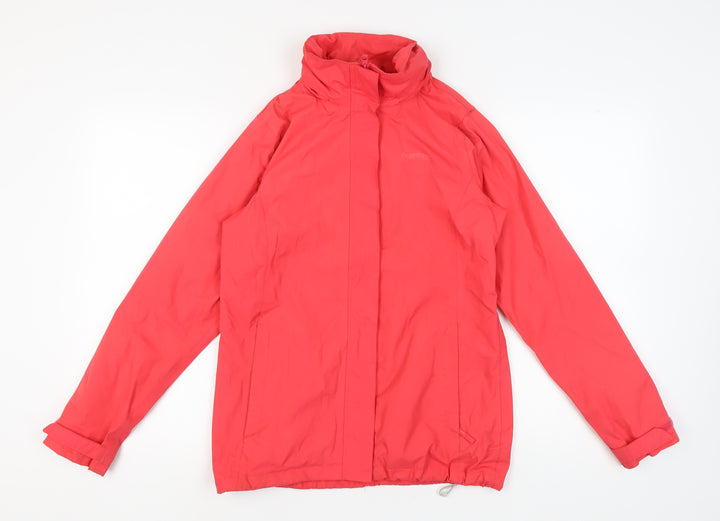 Regatta Women's Red Waterproof Hooded Jacket Size 10