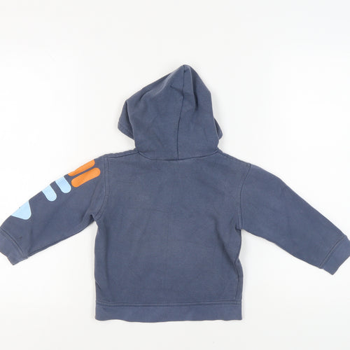 Fila Boys Blue Pullover Hoodie - Size 4