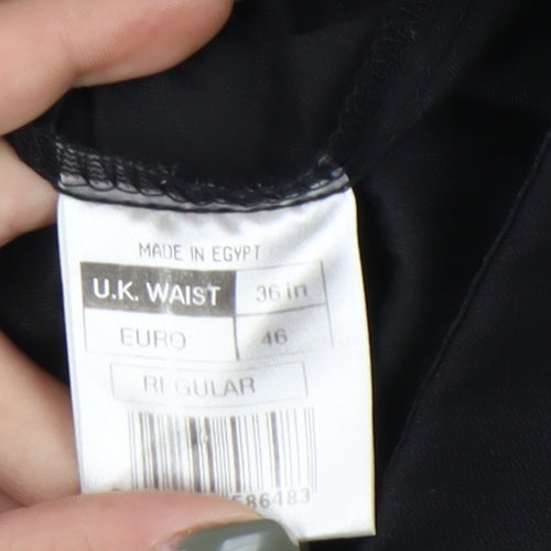 Jeff Banks Men's Black Formal Trousers 36 in