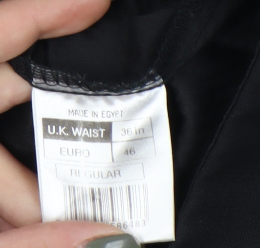 Jeff Banks Men's Black Formal Trousers 36 in