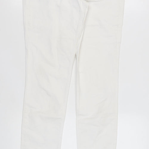 White Label Women's White Skinny Jeans Size 12